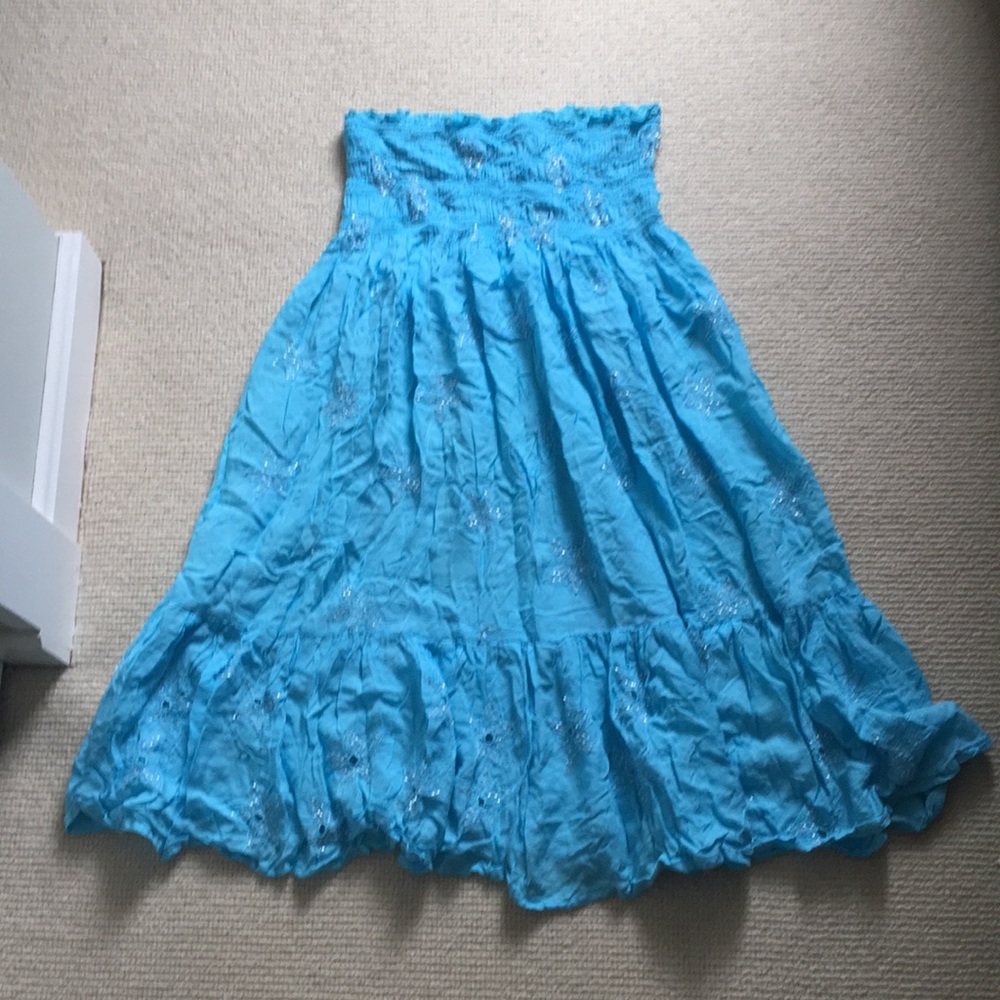 Calypso by Cool Change strapless Ruffle Dress